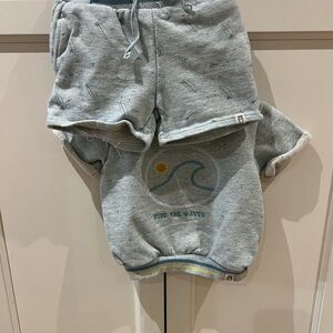 Rabbit + bear Kids blue Wave Design set 3t